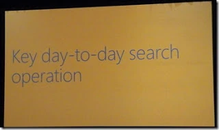 SPC12 section slide titled Key day-to-day search operation