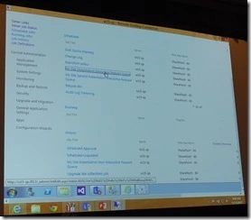 SharePoint 2013 Central Administration Timer Job Status page at SPC12 with the My Site Instantiation Interactive Request Queue job highlighted