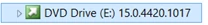 Mounted SharePoint 2013 ISO shown in File Explorer as DVD Drive (E:) 15.0.4420.1017