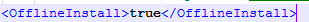AutoSPInstallerInput.xml OfflineInstall element set to true for the SharePoint 2013 install