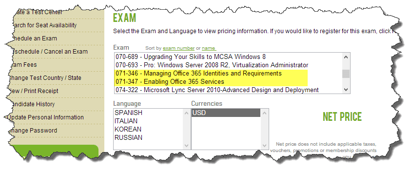 MCSA Office 365