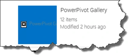 No image for PowerPivot Gallery in SharePoint All Site Content