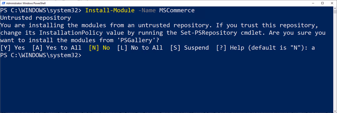Disable Power Platform Self Service Purchasing