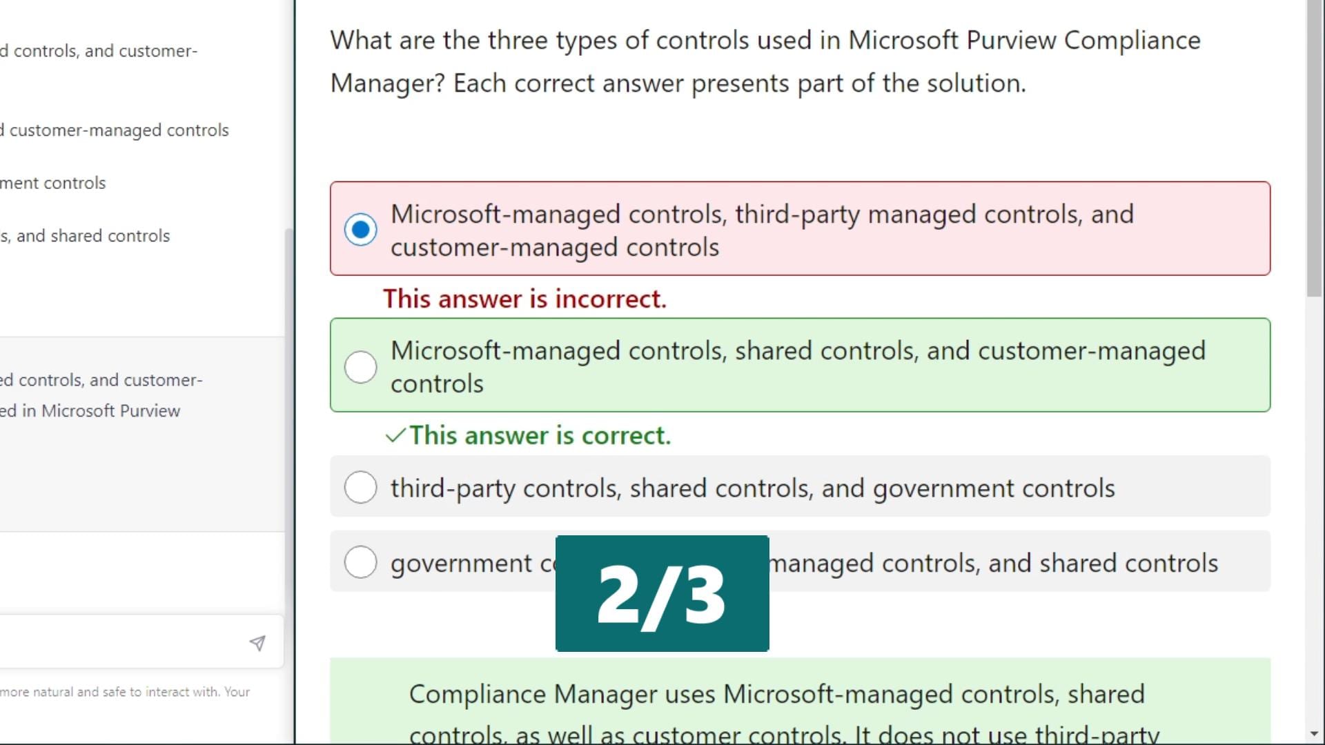ChatGPT Misses the Mark Q3 Microsoft SC-900
