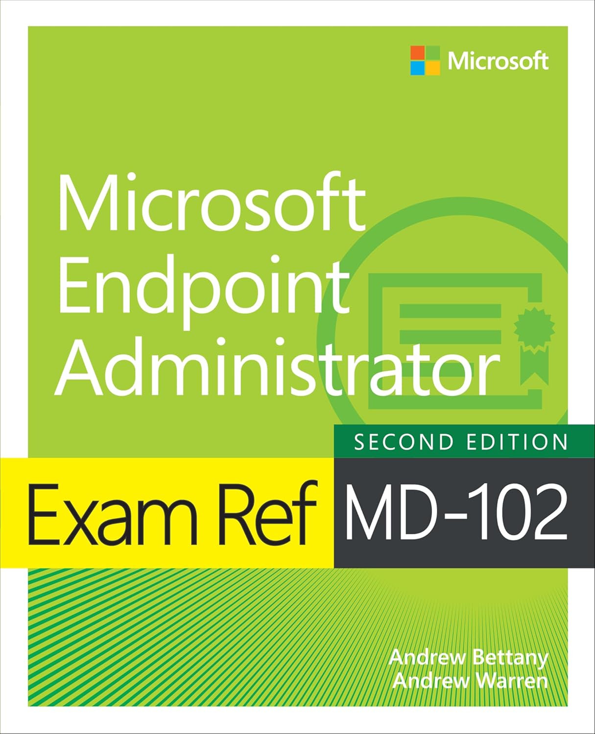 Book Cover for MD-102 Exam Ref book