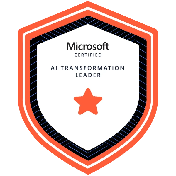 AB-731 Microsoft Certified AI Transformation Leader certification badge