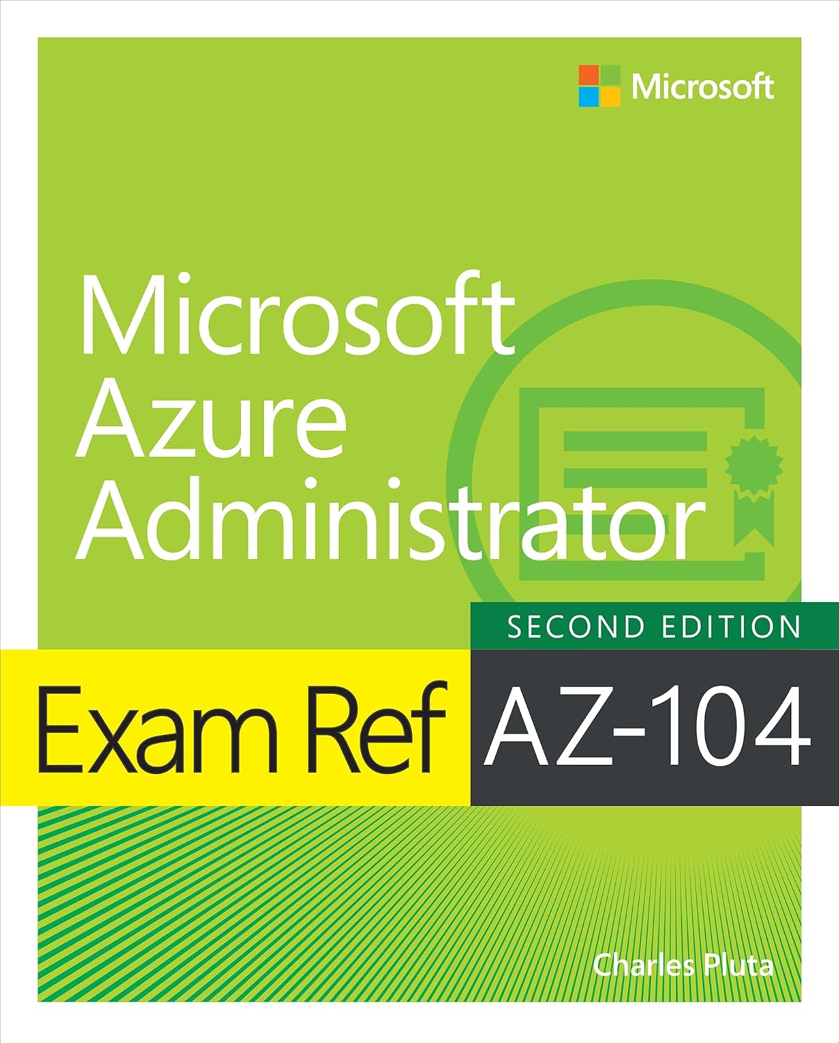 Exam Ref AZ-104 Microsoft Azure Administrator, book cover