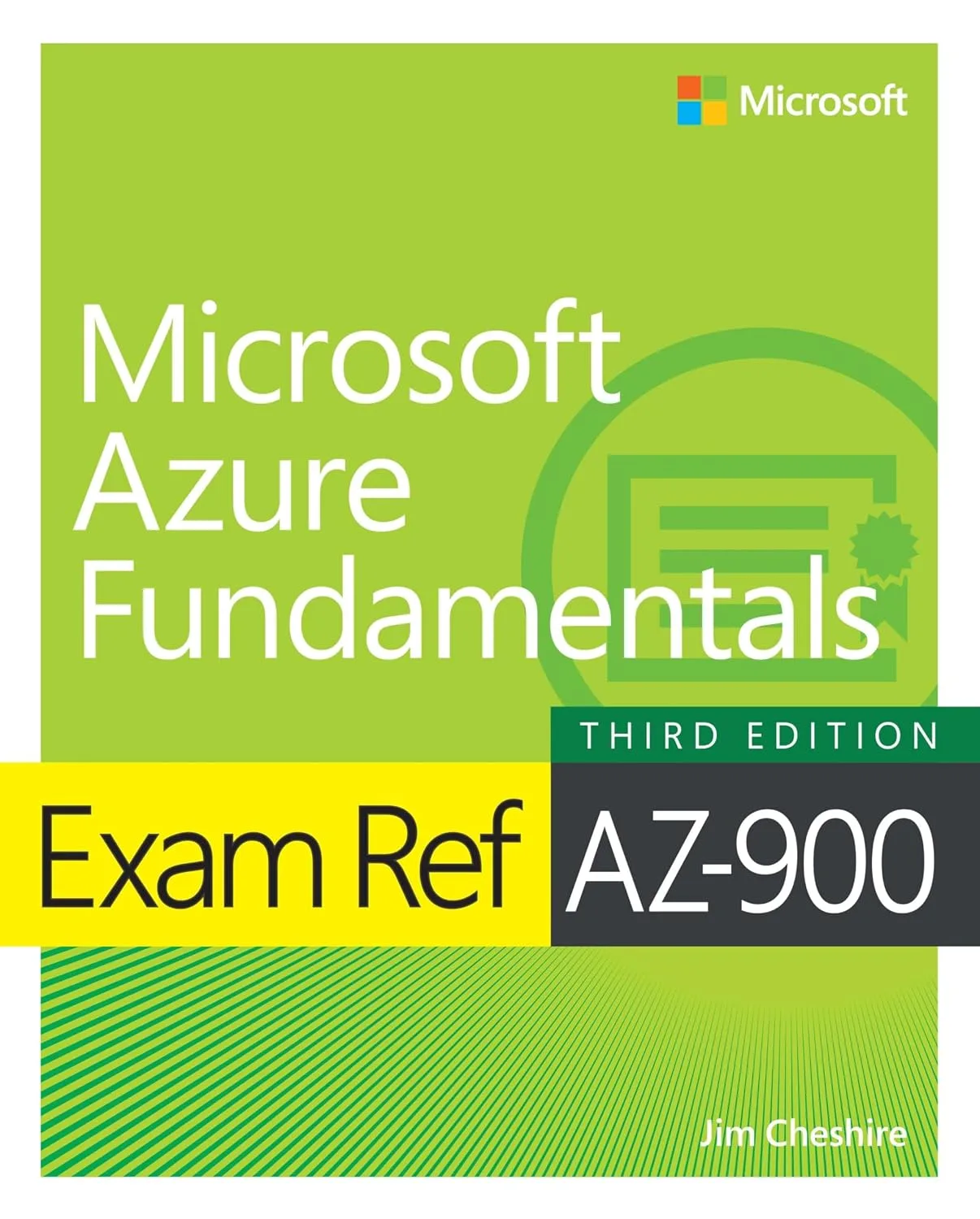 Exam Ref AZ-900 Microsoft Azure Fundamentals, book cover