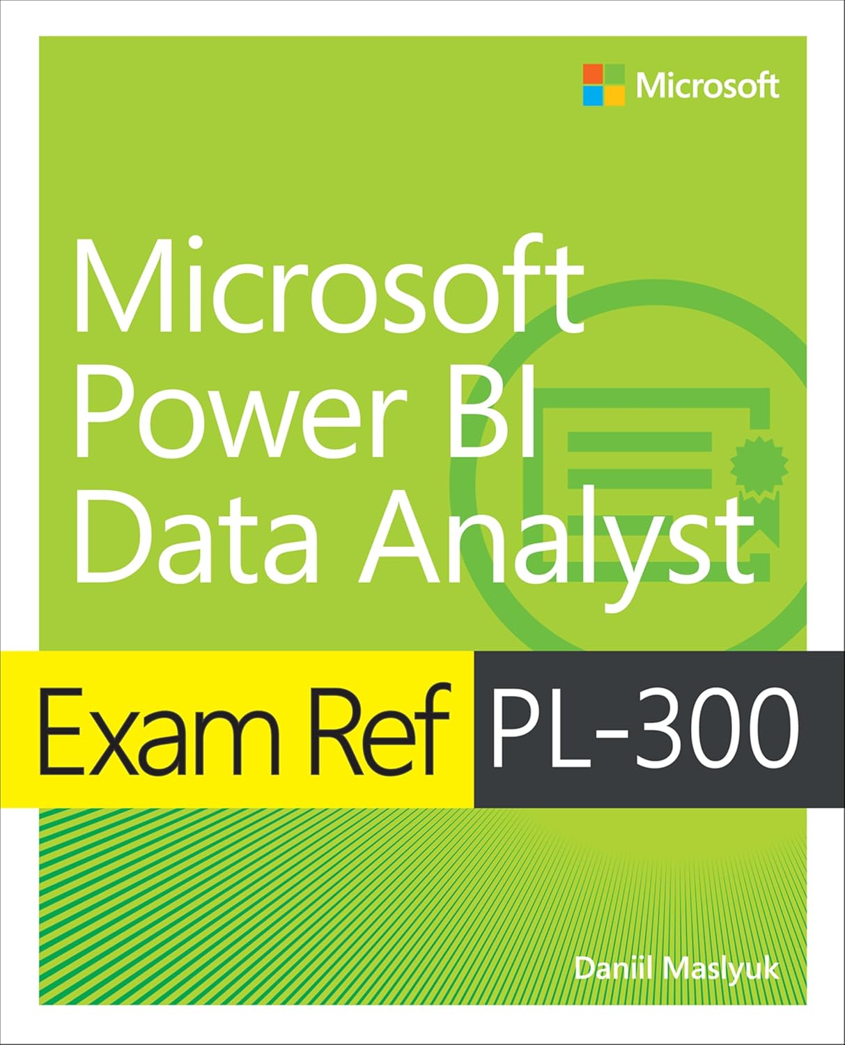 Exam Ref PL-300 Microsoft Power BI Data Analyst, book cover