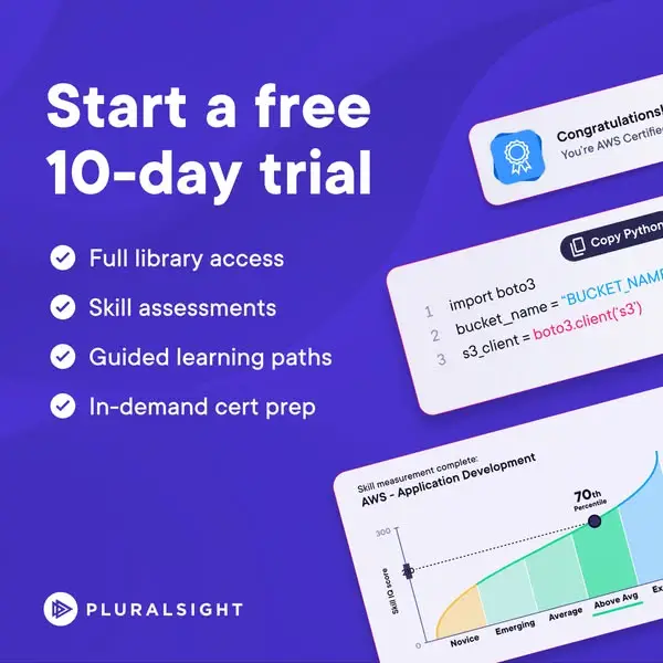 Level up your tech skills with Pluralsight