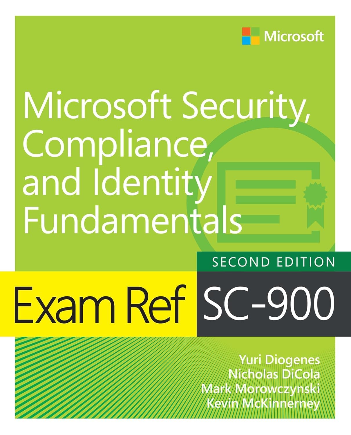 Exam Ref SC-900 Microsoft Security, Compliance, and Identity Fundamentals, book cover