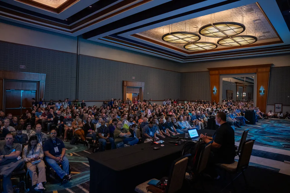 A full room watching Vlad Catrinescu at PPCC 2024 in Las Vegas